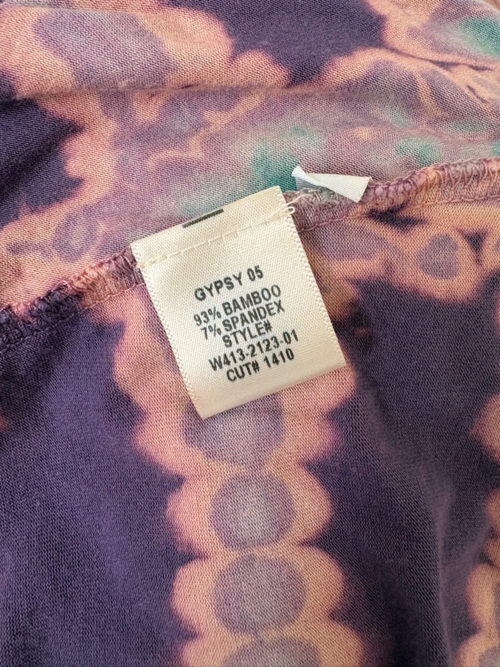 Gypsy 05 Pink and Teal Striped Tie-Waist Maxi Dress - Picture 4 of 5